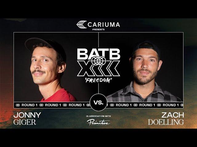 BATB 13: Jonny Giger Vs. Zach Doelling - Round 1: Battle At The Berrics Presented By Cariuma