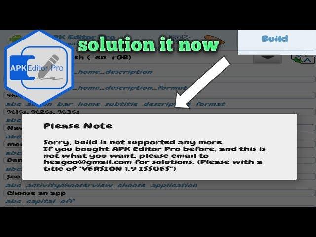 Apk Editor Pro Fixed Build Option ।। Multi Tube