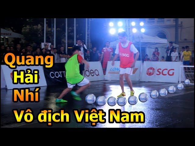 Thử Thách Bóng Đá Quang Hải nhí đánh bại Messi hà nội lên ngôi vô địch tài năng nhí Việt Nam