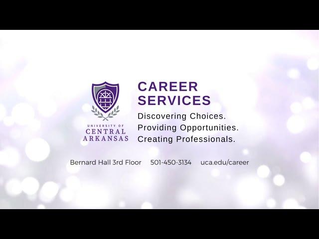 Career Services Overview Video