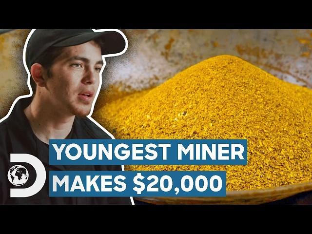 Youngest Miner In Nome Finds $20,000 Of Gold Underwater | Gold Divers