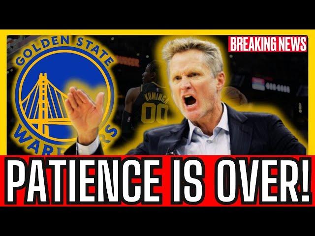 STOP ALL! Steve Kerr and Warriors Finally Decided on BIG PROBLEM | Warriors News