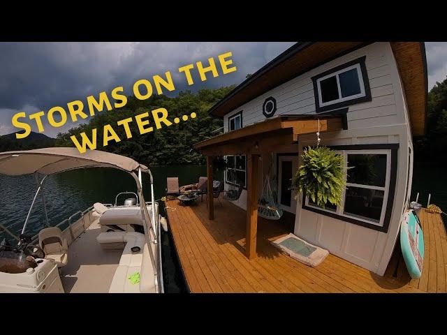 RAINY Week In The Life on our FLOATING Cabin 