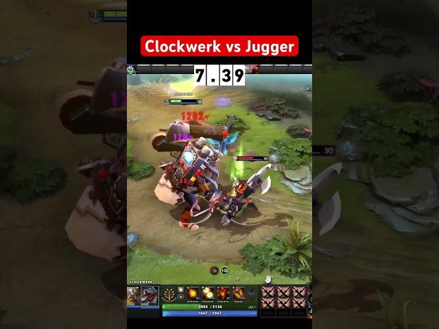 Clockwerk vs Juggernaut #dota2 #dota2shorts #dota2newpatch #dota2carry
