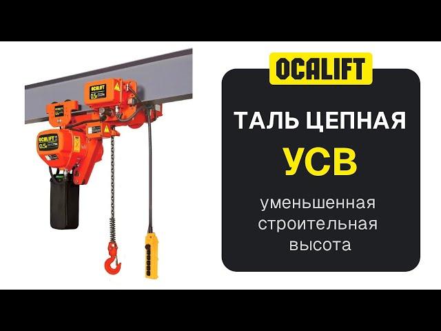 УСВ таль OCALIFT 01-01LHD 1т 6м 380в электрическая цепная передвижная две скорости