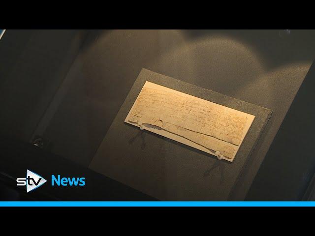 700-year-old letter written by Robert the Bruce back on display at Brodie Castle