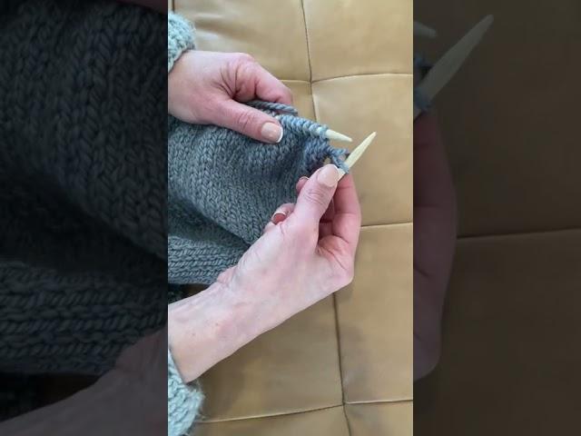 The Basic Knit Stitch - Knitting Basics