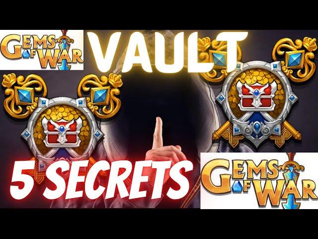 5 Vault Event SECRETS Tricks you might not know! | Gems of War 2022 Vault Event tips