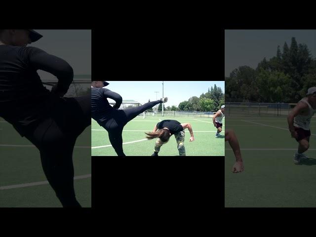 Jackie G Fights 2 on 1 - One Take Before and After