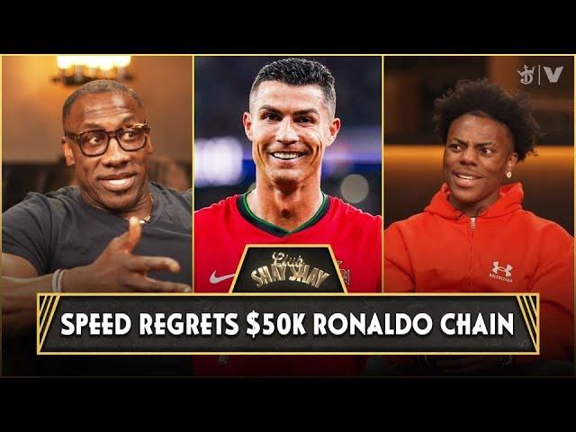 Speed Regrets Buying $50K Cristiano Ronaldo Chain " it was a $50K chain, a Cuban link Ronaldo Chain.