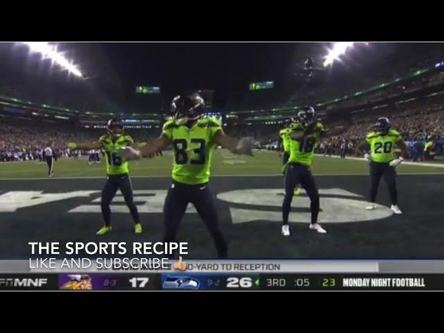 NFL Best Touchdown Dance - David Moore  - Seahawks Touchdown Dance Celebration - Seahawks vs Vikings