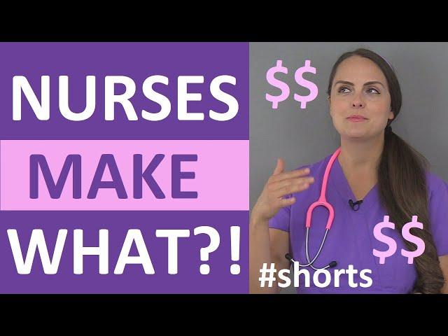 Nurse Salary & Hourly Wage Averages |  #shorts