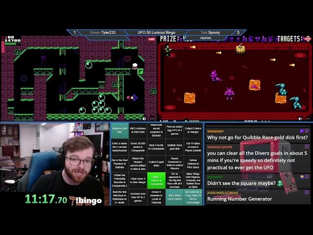 UFO 50 Lockout Tournament 1: Tyler233 vs. Spooty (Round 2)