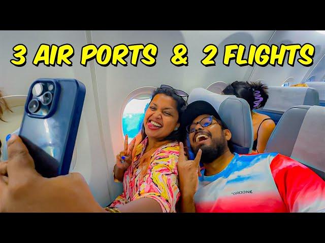 දුක්මුසු වෙන්වීමක් | Vietnam to Sri Lanka Flight Journey - VLOG 300