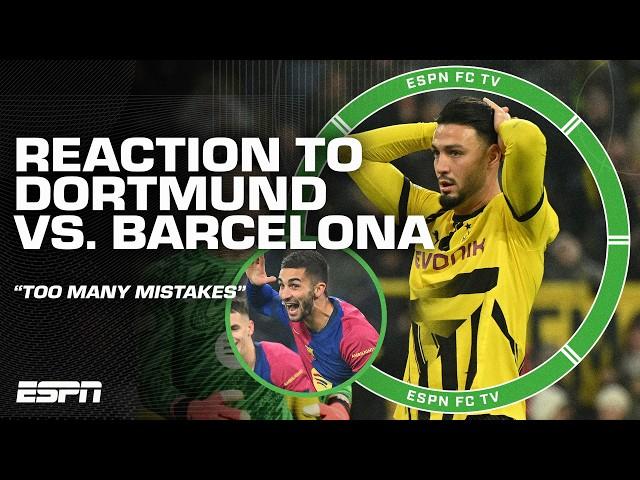 Borussia Dortmund made 'TOO MANY mistakes' vs. Barcelona - Craig Burley | ESPN FC