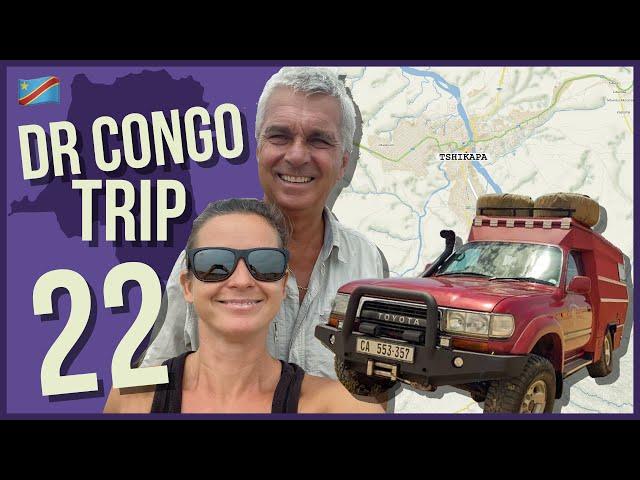 22 DRC Travel. Smuggler's Road. Rural DRC. Congo Roads and Roadblocks.