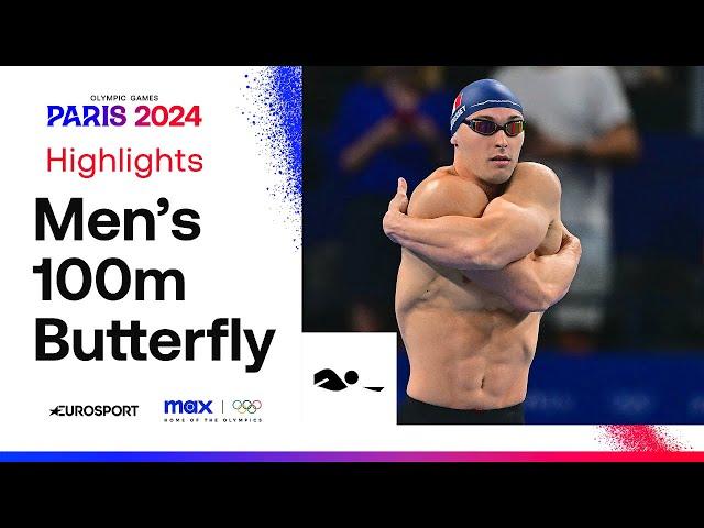 REDEMPTION! ‍ | Men's Swimming 100m Butterfly Highlights | #Paris2024