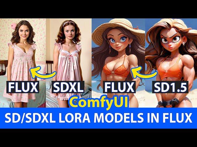 Elevate Flux Performance with SD/SDXL LoRA Models