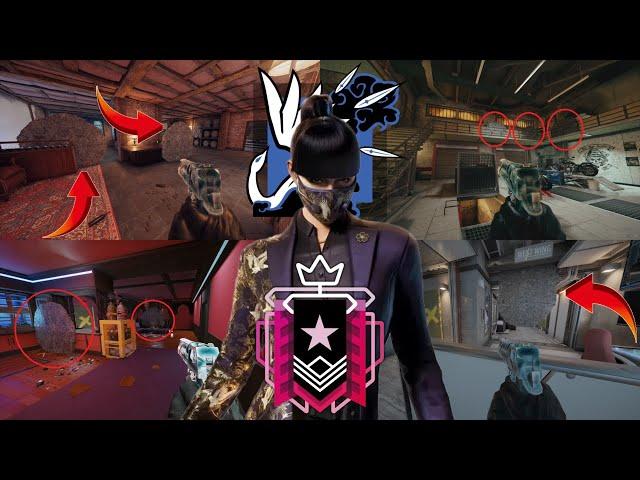 The BEST Azami Kiba Spots For EVERY Site on EVERY Map - Rainbow Six Siege