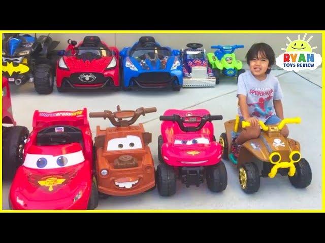 Ryan's Power Wheels Collections Ride On Car!