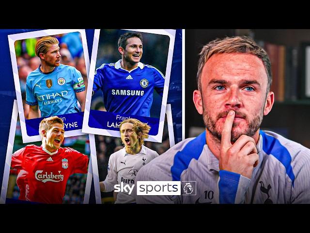 James Maddison names the GREATEST Premier League Midfielder  | The Sticker Book Challenge