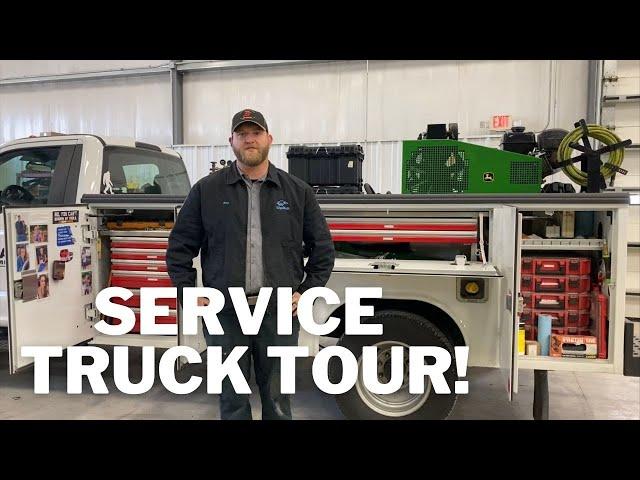 John Deere Master Ag Technician service truck tour