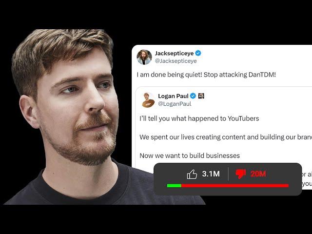 DanTDM & Jacksepticeye Just DESTROYED Mr Beast.. Update!