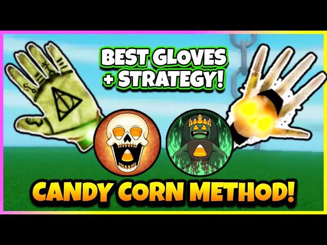 *EASIEST METHOD* To Get CANDY CORNS FAST + "KING" & "SWEET TOOTH SOVEREIGN" BADGES in SLAP BATTLES!