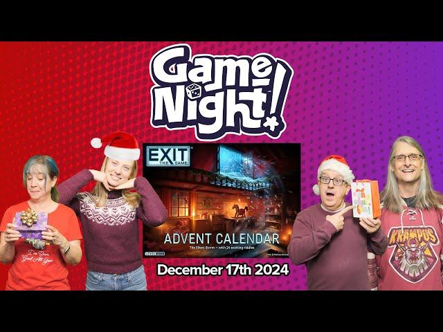 GameNight! 24 Days of Christmas Day 17 - Exit: The Game Advent Calendar The Silent Storm