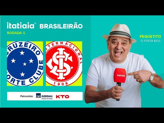 CRUZEIRO X INTERNACIONAL AO VIVO NA ITATIAIA | REACT DO BRASILEIRÃO 2024