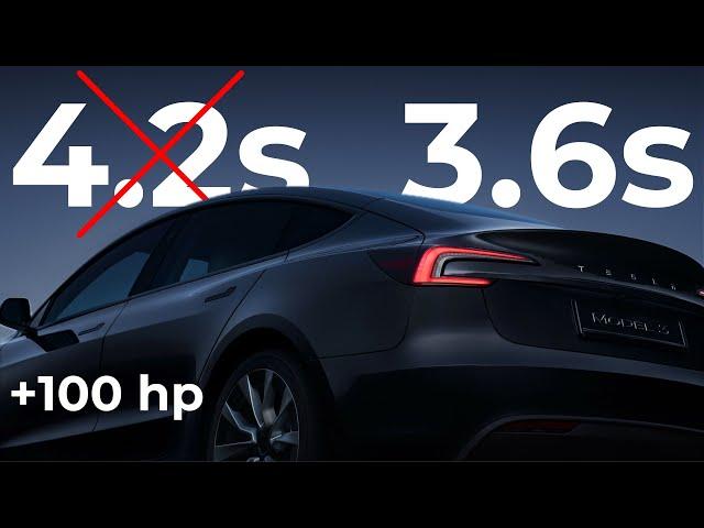 NEW Tesla Model 3 Highland LR Acceleration Boost: Is $3,000 Worth It?