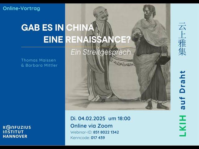 Gab es in China eine  Renaissance?