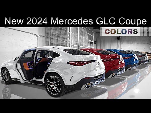 2024 Mercedes-Benz GLC Coupe - New Colors of Interior & Exterior for C254 Model