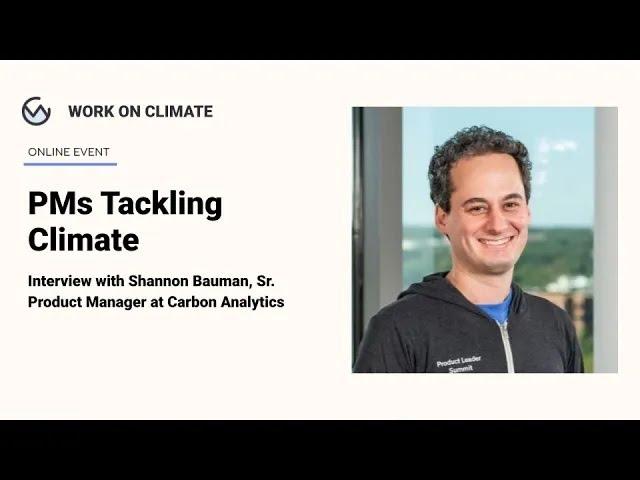 Climate PM interview with Shannon Bauman