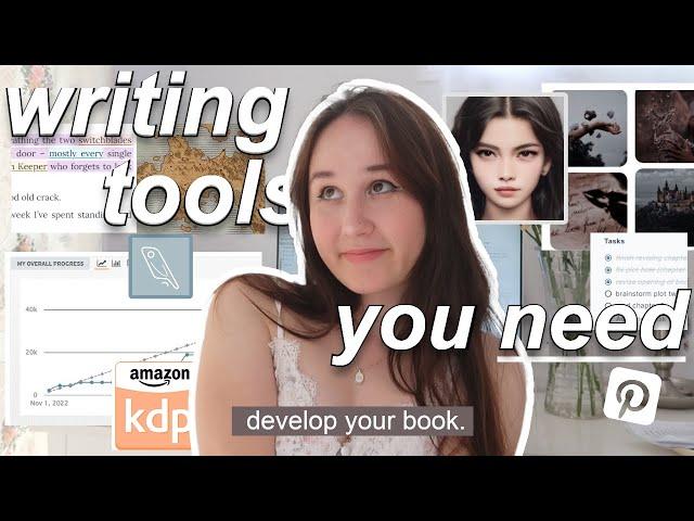 WRITING tools + platforms YOU *NEED* ₊˚ (develop, write and edit your book easy) for beginners