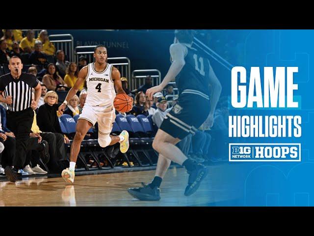 Purdue Fort Wayne at Michigan | Highlights | Big Ten Men's Basketball | 12/22/2024