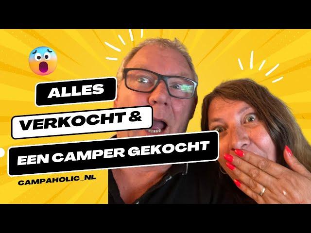 Vlog 1 We hebben ons huis verkocht en gaan in een camper wonen!