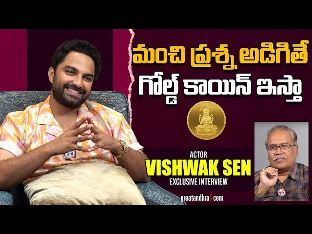 Exclusive Interview With Actor Vishwak Sen | Mechanic Rocky Movie | greatandhra.com