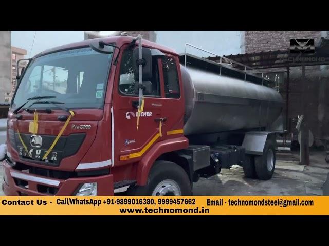 Road Milk Tanker 12000 Ltr. Stainless Steel