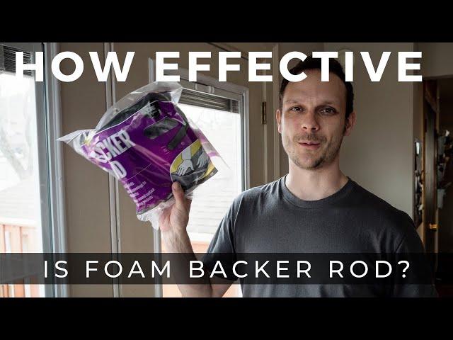 How Effective is Air-Sealing A French Door With Foam Backer Rod?