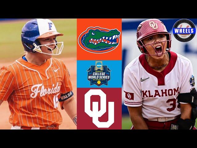 #4 Florida vs #2 Oklahoma (AMAZING!) | Winner To WCWS Finals | 2024 College Softball Highlights