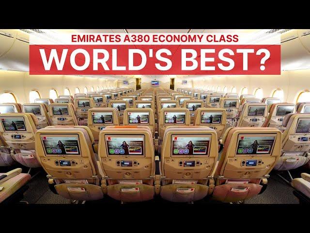 THE WORLD'S BEST ECONOMY CLASS? | Emirates A380 Economy Washington DC to Singapore via Dubai