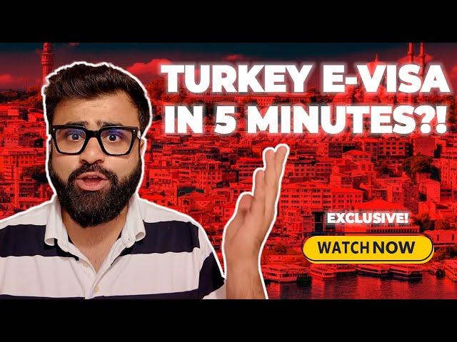 Turkey e-Visa in 5 MINUTES! Easy Step-by-Step Guide