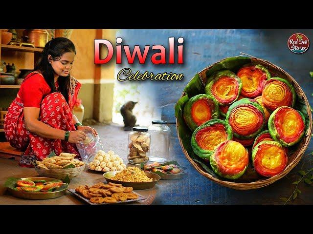 "Our Diwali Celebration" | Traditional Diwali Faral Recipes | Village Cooking | Red Soil Stories