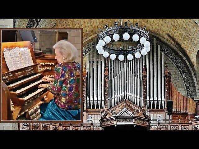 Widor | TOCCATA FROM SYMPHONY No. 5 | Diane Bish at New Enge Church in Zurich, Switzerland