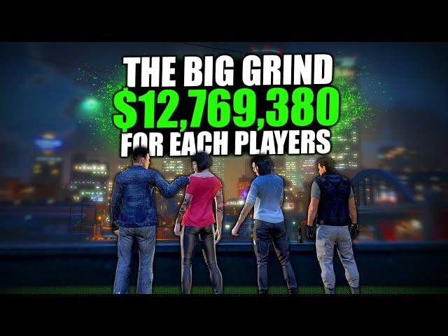 Grinding For The Summer DLC With OG Heist Criminal Mastermind! | $12,769,380 For Each Players!