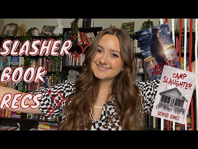 MY TOP 12 SLASHER BOOKS | horror book recommendations 2023