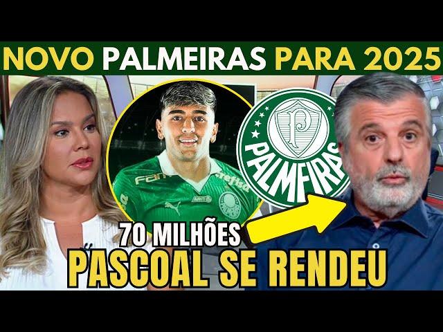 PASCOAL SE RENDEU AO VERDÃO "SERÁ UM NOVO PALMEIRAS PRA 2025!'"