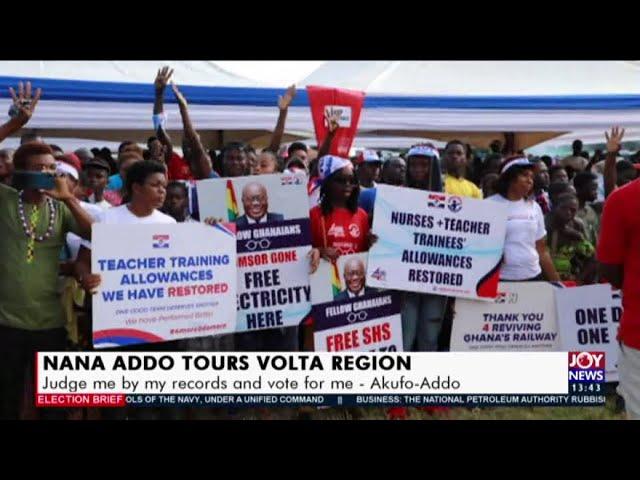 Nana Addo Tours Volta Region: Judge me by my records and vote for me – Akufo-Addo (21-10-20)