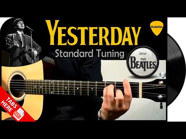 YESTERDAY  - The Beatles / GUITAR Cover / MusikMan N°017 B